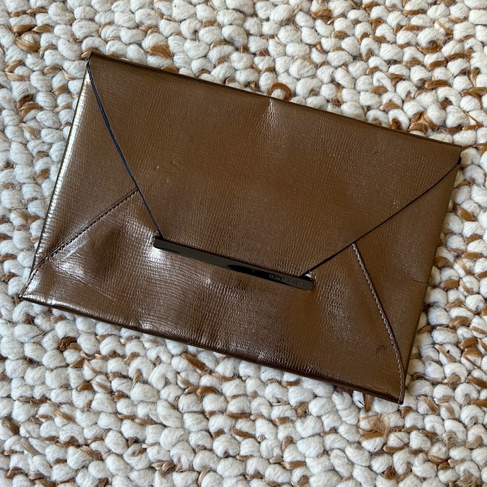 BCBG copper Clutch